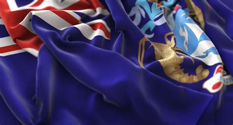 Free Photo | Tristan da cunha flag ruffled beautifully waving macro ...