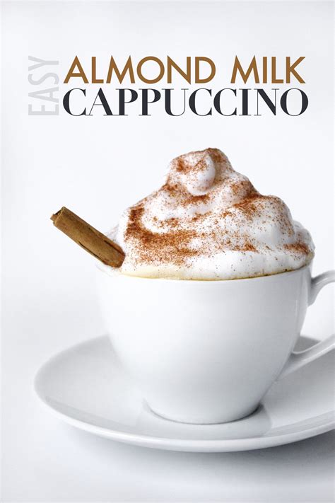 Easy Almond Milk Cappuccino - Wife Mama Foodie