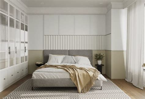 gray upholstered bed | Interior Design Ideas