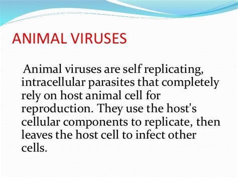 Animal viruses