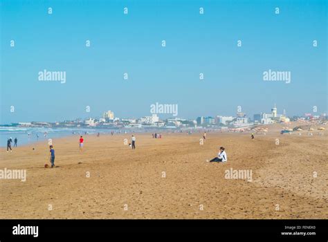 Beach, Ain Diab, Casablanca, Morocco, northern Africa Stock Photo - Alamy