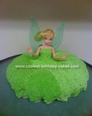 Cool Homemade Tinkerbell Fairy Cake