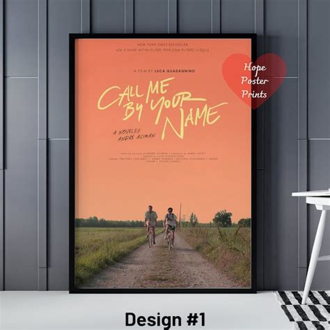 Call Me by Your Name Poster - Etsy