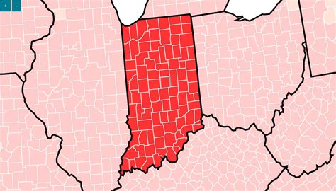 Indiana COVID-19 transmission risk