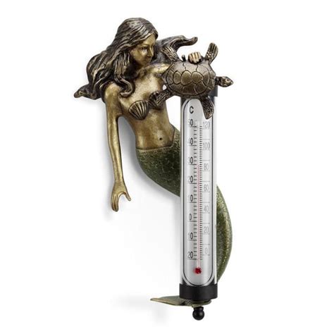 Decorative Outdoor Thermometers - Iron Accents