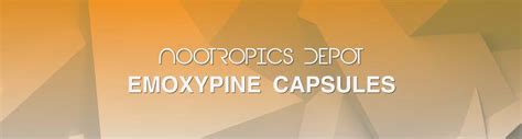 Buy Emoxypine Capsules 125mg | Nootropics Depot