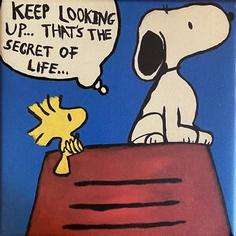 CANVAS PRINT Snoopy Art Print Print of Original Painting - Etsy