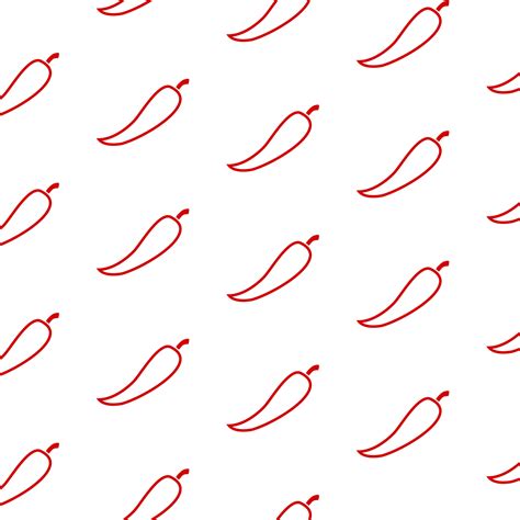 Chili pepper, seamless pattern, vector. 22490833 Vector Art at Vecteezy