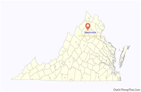 Map of Sperryville CDP