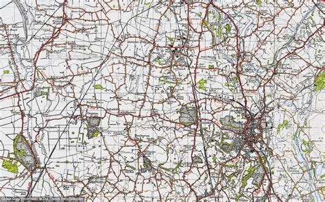 Historic Ordnance Survey Map of Runshaw Moor, 1947