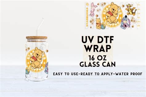 UV DTF Wrap, Winnie the Pooh Wrap, Winnie Uv Dtf Wrap, UV Dtf Wrap ...