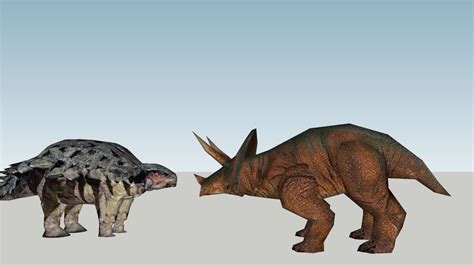 triceratops vs ankylosaurus | 3D Warehouse