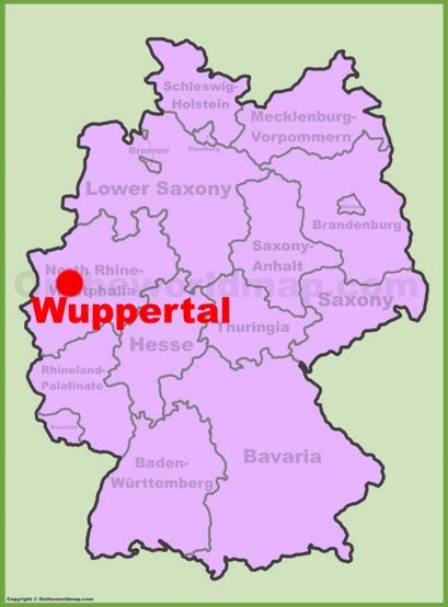 Wuppertal Maps | Germany | Maps of Wuppertal