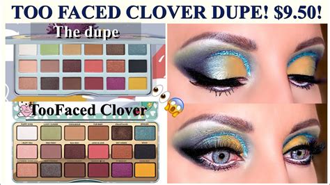 TOO FACED CLOVER DUPE, CCOLOR COSMETICS FAIRYTALE PALETTE REVIEW,TUTORIAL - YouTube