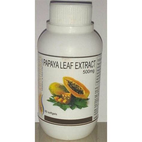 Herbal Medicine Papaya Leaf Extract Capsules at Best Price in Hyderabad ...