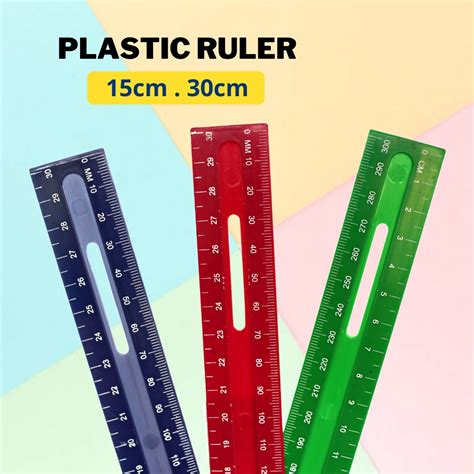 Colour Plastic Ruler/ Pembaris Plastik Color (15cm/30cm) | Shopee Malaysia