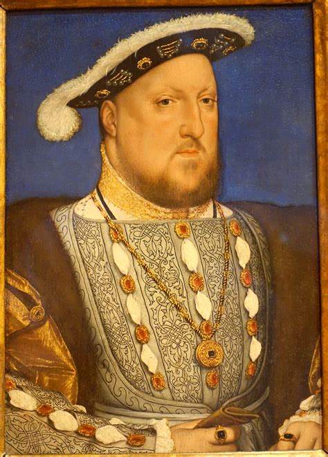 File:Portrait of King Henry VIII by Han Holbein the Younger, c. 1534 ...