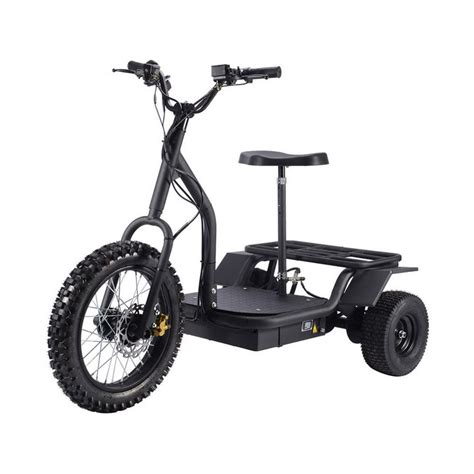 MotoTec 1200 Watt 48v 3 Wheel Electric Trike Mobility Scooter - Walmart ...