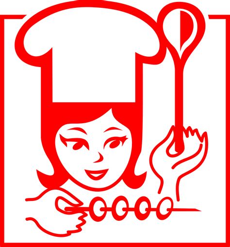 Clipart - Lady-Cook