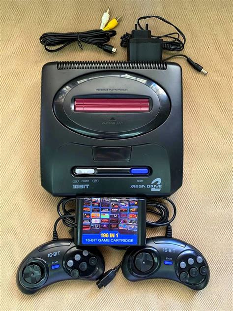 SEGA type 16 BIT Mega Drive 2 Console Game Set with Game NEW, Video Gaming, Video Game Consoles ...