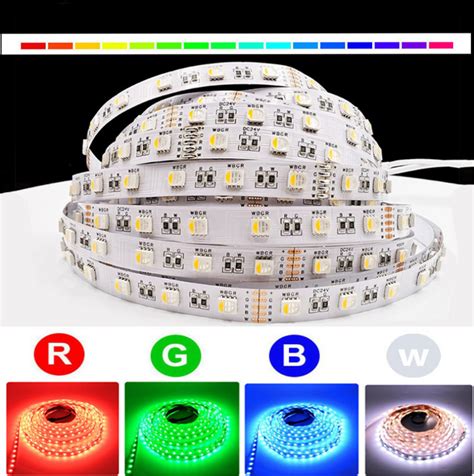 RGBW | RGBWW LED Strips, 16.4FT/5M SMD5050-300 60LEDs 19.2W per Meter ...