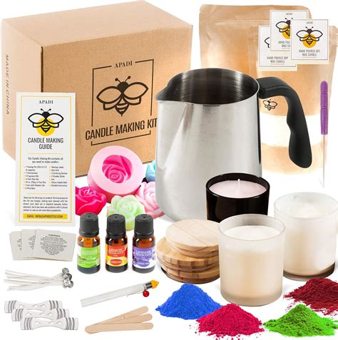 Candle Making Kits for Adults – Soy Candle Making Kit – Candle Making Supplies – Candle Jars Soy ...