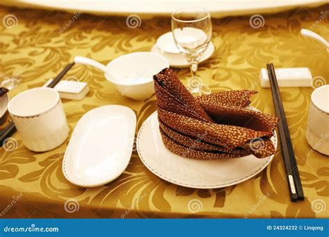 Chinese Banquet Table Setting. Stock Photo - Image of eating, celebrate ...