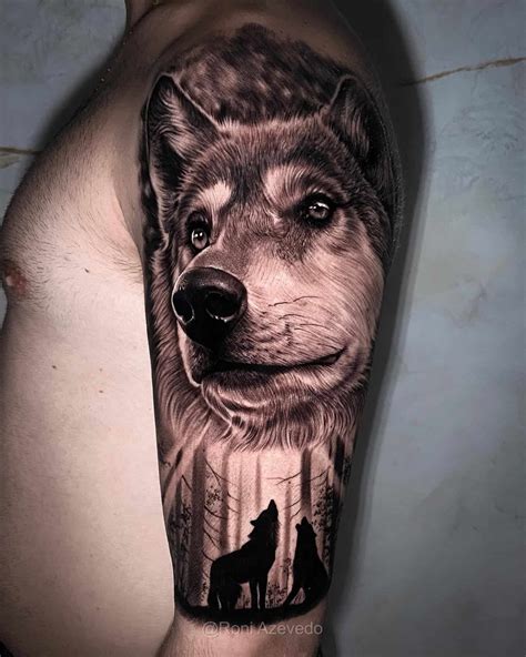 Cool and edgy Geometric Wolf Face Tattoo ideas for your next body art adventure!