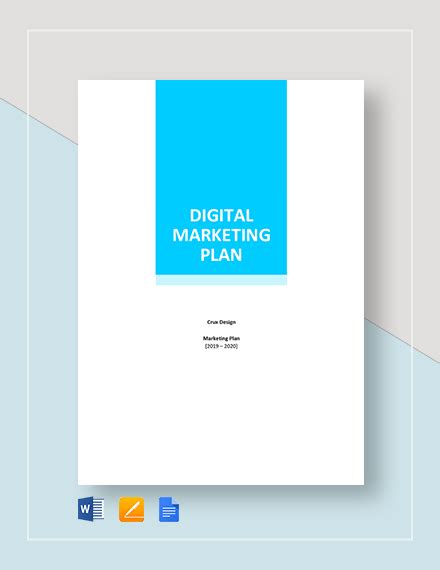 Digital Marketing Plan Template - 8+ Free Word, PDF Documents Download ...