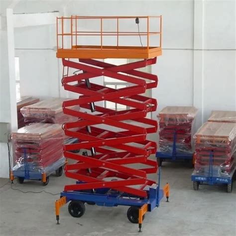 Movable Platform Mechanical Lifting Devices 200kg - Buy Mechanic Lift,Mechanical Ladder ...