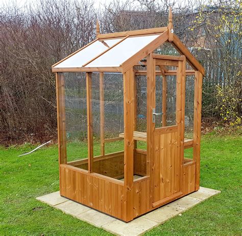 Swallow Lark 4x4 Wooden Greenhouse | Installed Free | Wooden ...