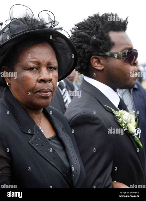 Margaret Saitoti, left, and son Zachary Saitoti, family of late minister for Internal Security ...