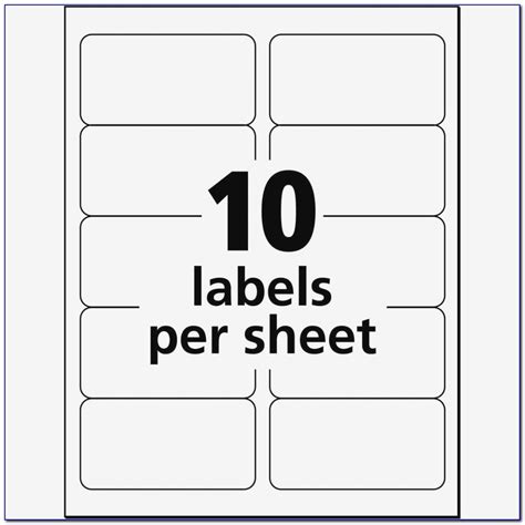 12 Labels Per Sheet Template Word