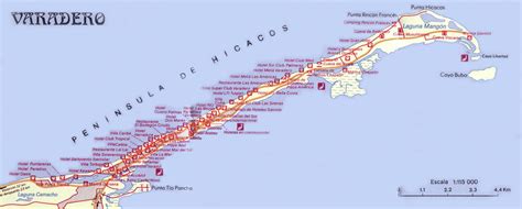 Map Of Varadero Cuba Resorts