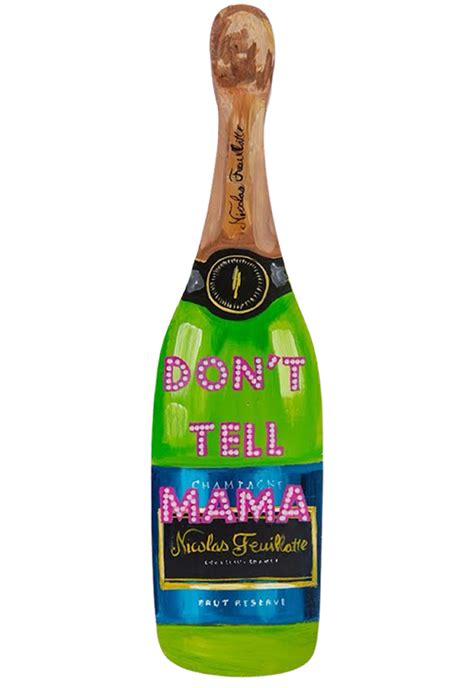 ashleylongshoreart #86 Pink Don't Tell Mama Champagne Cutout | 20x5 ...