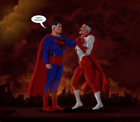 [Fan Art] Superman and Omniman by Nick-Perks : r/DCcomics