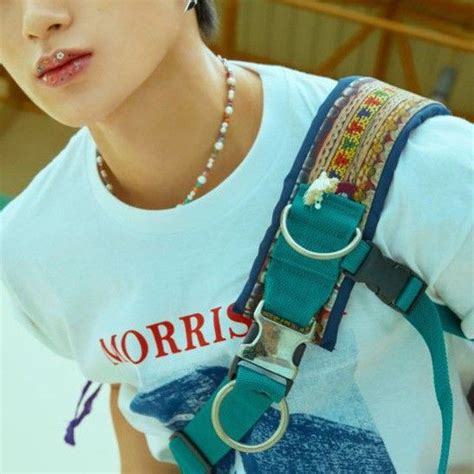 ateez san lips stickers outfit necklace thanxx aesthetic icons lq kpop bg Wrap Watch, Lips ...