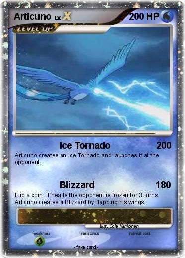 Pokémon Articuno 197 197 - Ice Tornado 200 - My Pokemon Card