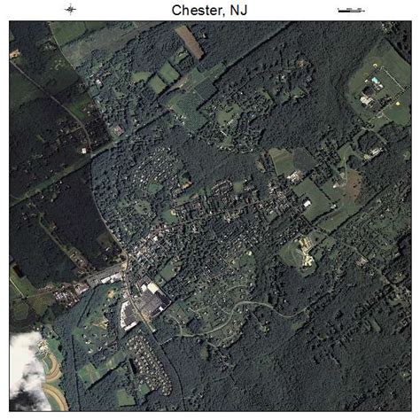 Aerial Photography Map of Chester, NJ New Jersey