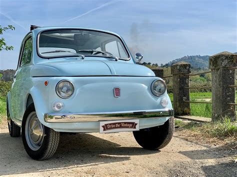 Fiat 500 blue - Drive the vintage