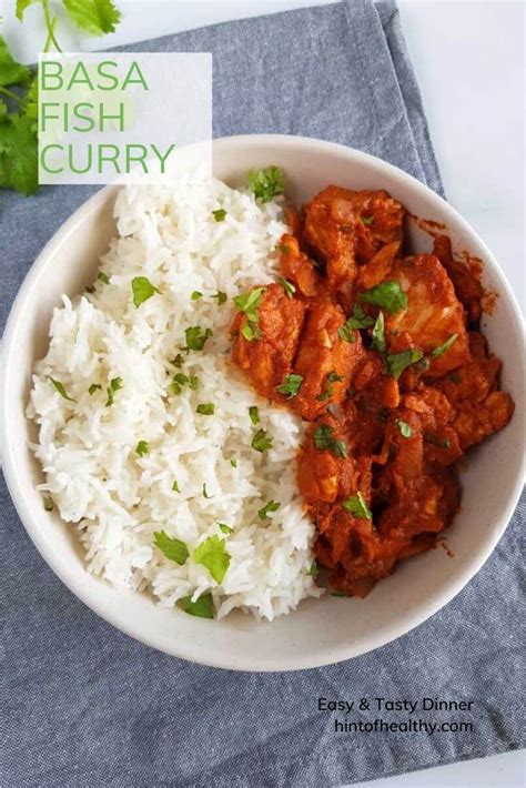 Basa Fish Curry {Healthy & Easy Dinner} - Hint of Healthy