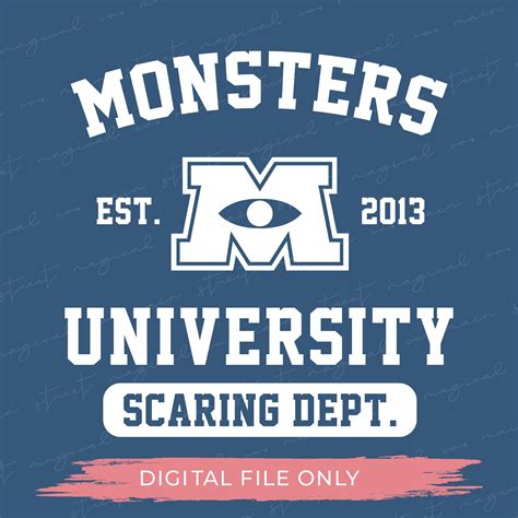 Monsters University SVG Family Trip Shirt WDW (Download Now) - Etsy