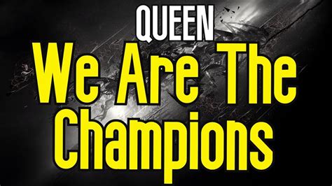 We Are The Champions (KARAOKE) | Queen - YouTube