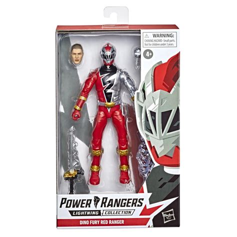 Power Rangers Lightning Collection Dino Fury Red Ranger 6-Inch Premium ...