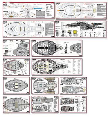 Star Trek Intrepid (Voyager) Blueprints and Deck Plans | #130256346