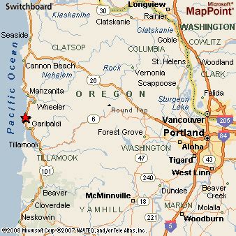 Where is Rockaway Beach, Oregon? see area map & more