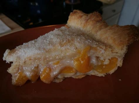 Sour Cream Peach Pie Recipe | Just A Pinch Recipes