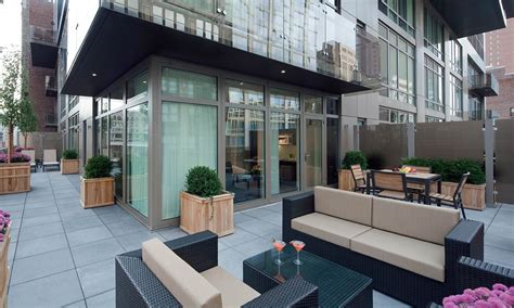 Gansevoort Park Rooftop City Hotel, Park Hotel, Outdoor Lounge Area ...