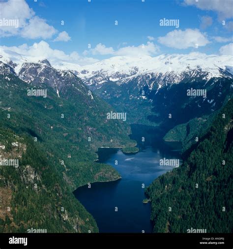 Aerial view of Princess Louisa Inlet, British Columbia, Canada Stock Photo - Alamy