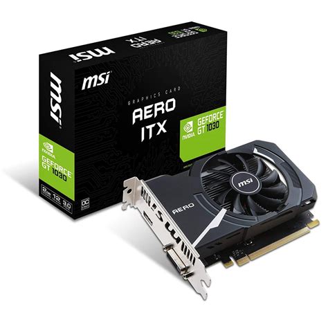 MSI NVIDIA GeForce GT 1030 AERO ITX 2G OC GDDR4 | GT 1030 AERO | City ...